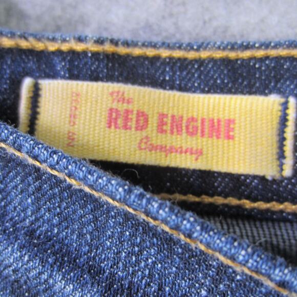 Red Engine Jeans Womens 26 Blue Bootcut Made in USA Flare Leg Stretch Denim - Picture 7 of 11